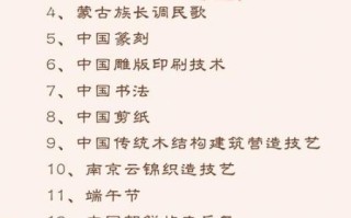 中餐非物质文化遗产（中餐非物质文化遗产有哪些名单）