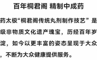 非物质文化遗产丸剂（丸剂制作技艺国家级非遗有哪些）