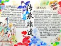 非物质文化遗产的小报（非物质文化遗产小报模板怎么做）