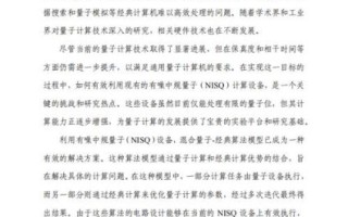 量子计算技术报告（量子计算技术报告2025版）