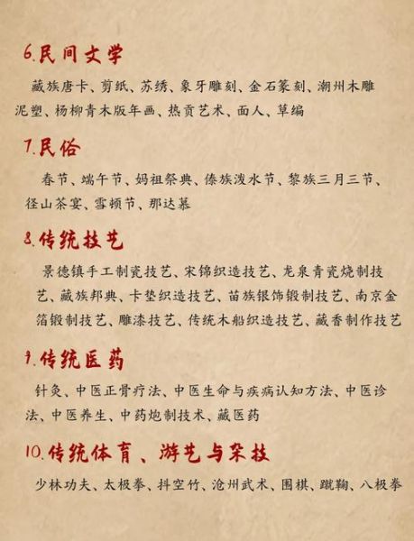 非物质文化遗产三个类型（非物质文化遗产三个类型是什么）-第2张图片-八三百科