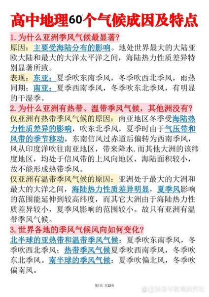 历史地理气候变迁知识点（历史地理气候变迁入门知识点）-第1张图片-八三百科