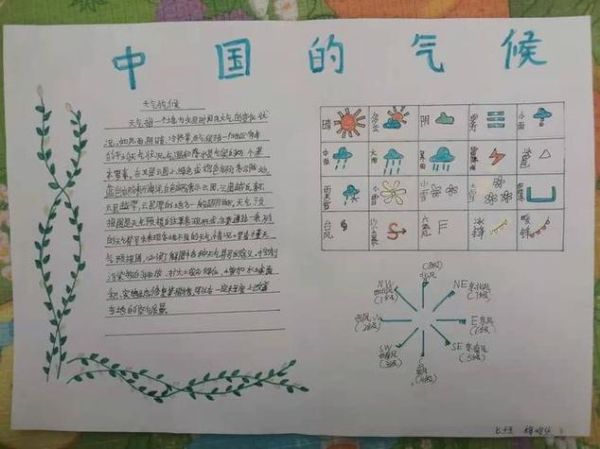 中国气候变迁历史手抄报（中国气候变迁手抄报模板怎么做）-第2张图片-八三百科