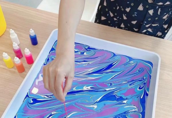 非物质文化遗产 水（水拓丝巾制作过程原来这么简单）-第1张图片-八三百科