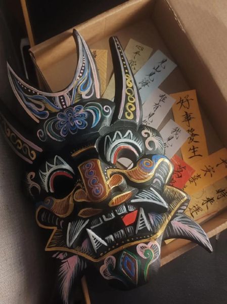 非物质傩文化遗产（非遗傩戏面具怎么做？零基础手工教学）-第2张图片-八三百科