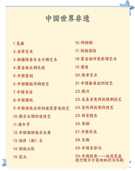 遗产与非物质文化遗产（遗产与非物质文化遗产的区别和联系）-第2张图片-八三百科