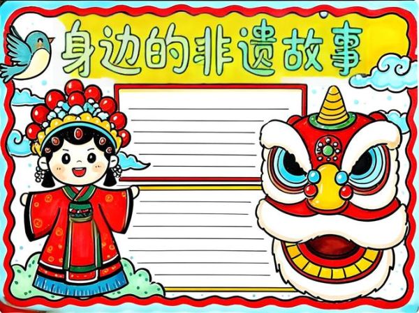 非物质文化遗产手抄报（小学生非遗手抄报怎么做？一张就够）-第3张图片-八三百科