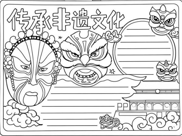 非物质文化遗产 小报（小学生非遗手抄报一等奖怎么画）-第1张图片-八三百科